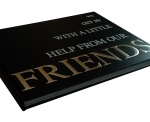 Hardcover with leatherette cover