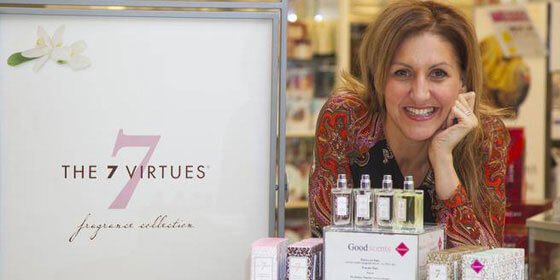 Barb Stegemann, CEO The 7 Virtues Beauty Inc. and Dragons' Den winner