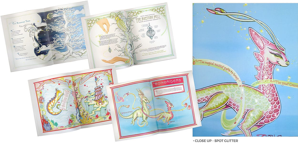 inner pages of The Blessing Ball