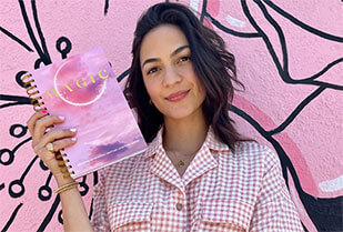 Natalee Linez with Magic Journal