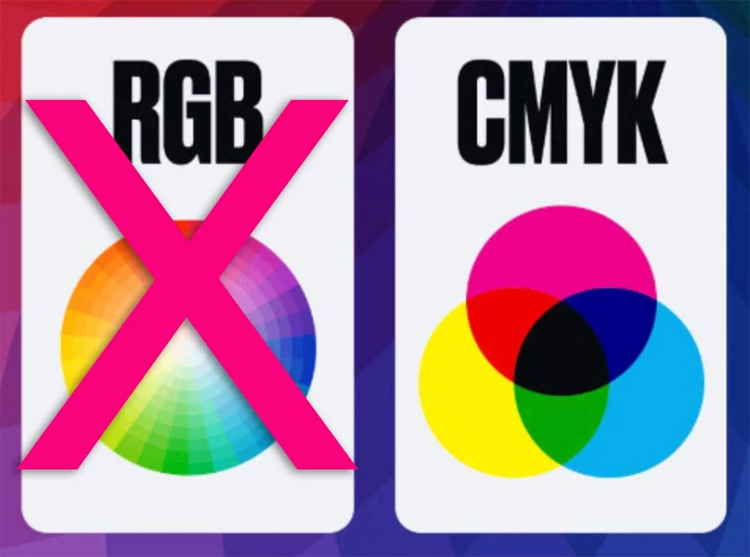 CMYK versus RGB enlarged preview.