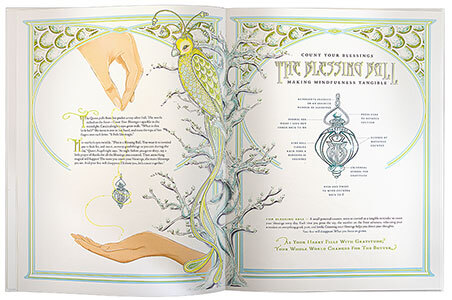 inner pages of The Blessing Ball