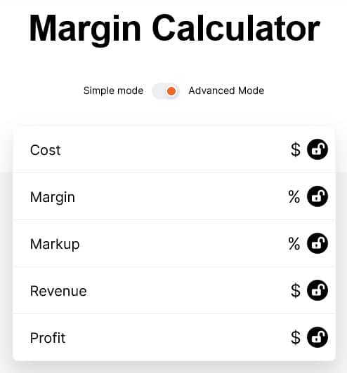 margin calculator