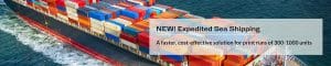 New! Expedited Sea Shipping Service Offset Print Faster with MCRL